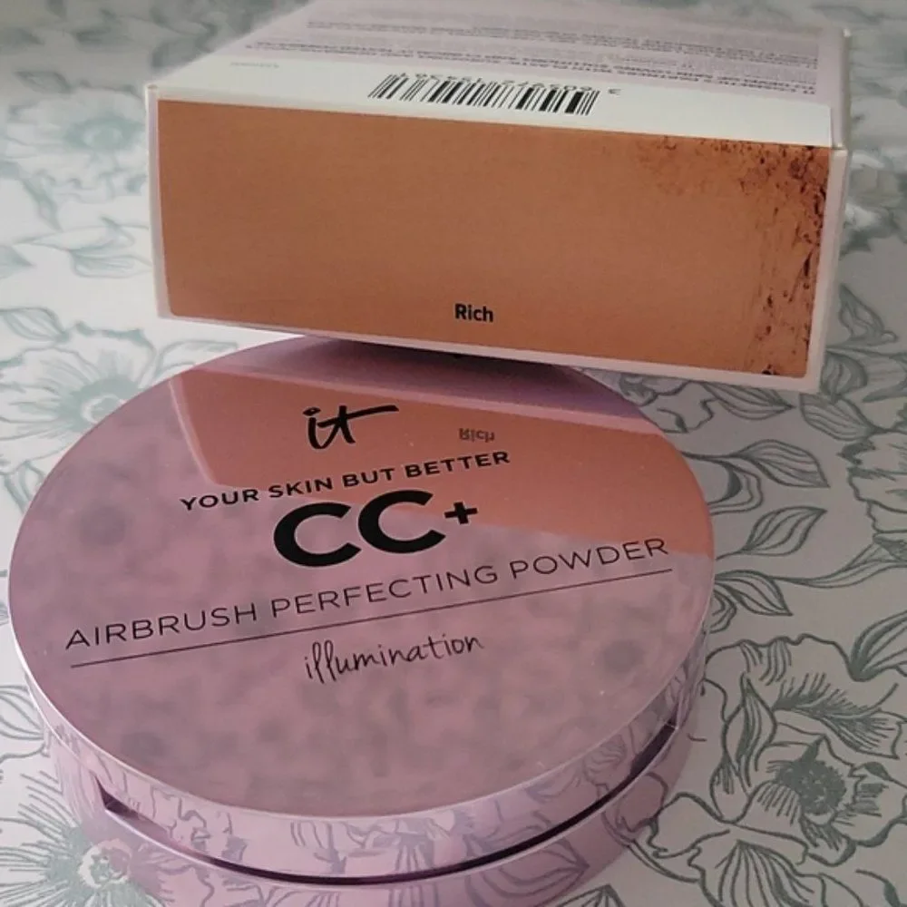 NIB IT Cosmetics CC+ Airbrush Perfecting Powder | Shade Rich